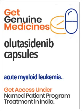 OLUTASIDENIB For Injection available, genuine price cost in India US UK AE SA BR RU CN