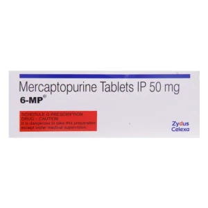 6 MP 50mg (Mercaptopurine) Tablet available Delhi, Mumbai, Madras, Hyderabad, Bangalore India