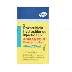 Adriamycin (Doxorubicin) Injection available Delhi, Mumbai, Madras, Hyderabad, Bangalore India