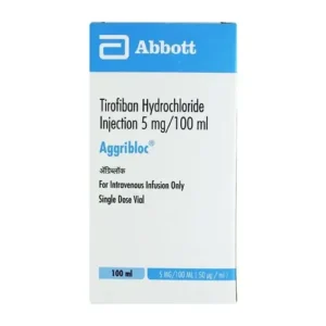 Aggribloc (Tirofiban Hcl) available Delhi, Mumbai, Madras, Hyderabad, Bangalore India