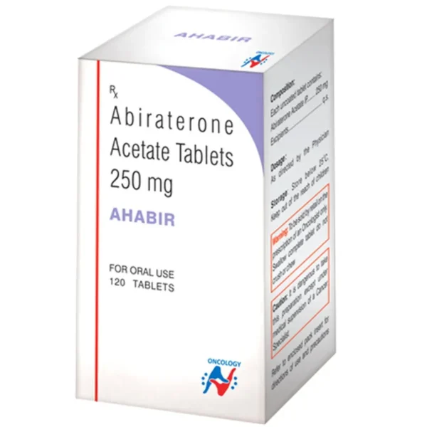 Ahabir (Abiraterone Acetate) Tablets available Delhi, Mumbai, Madras, Hyderabad, Bangalore India