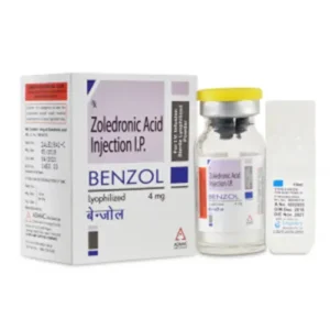 Benzol (Zoledronic Acid) Injection available Delhi, Mumbai, Madras, Hyderabad, Bangalore India