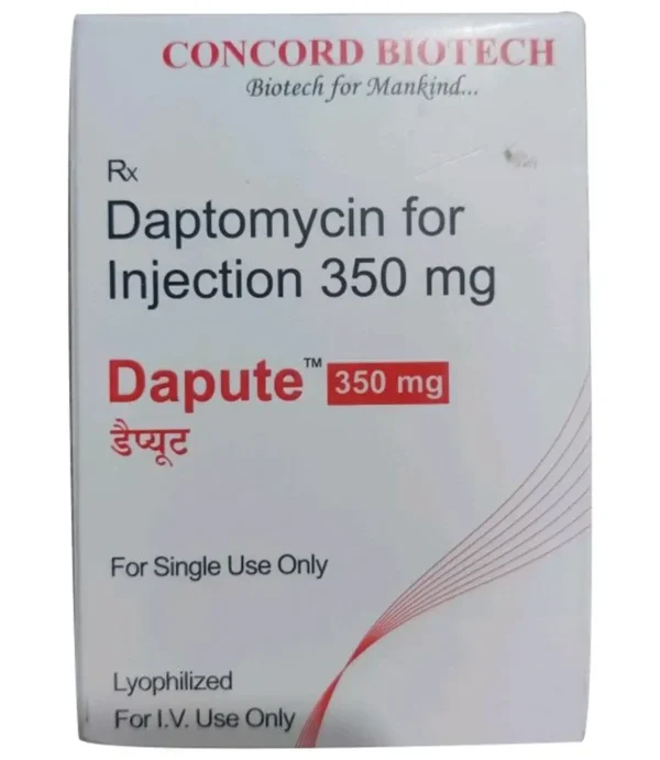 Dapute (Daptomycin) available Delhi, Mumbai, Madras, Hyderabad, Bangalore India