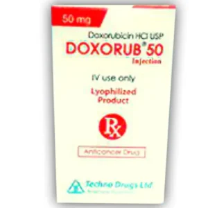 Doxorub (Doxorubicin) Injection available Delhi, Mumbai, Madras, Hyderabad, Bangalore India