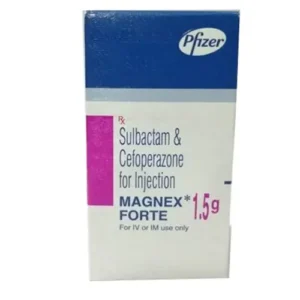 Magnex Forte (Cefoperazone, Sulbactam) Injection available Delhi, Mumbai, Madras, Hyderabad, Bangalore India