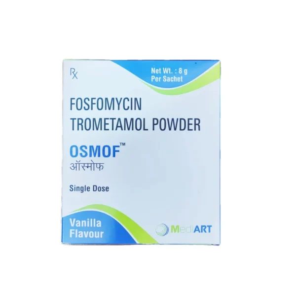 Osmof Sachet (Fosfomycin) available Delhi, Mumbai, Madras, Hyderabad, Bangalore India