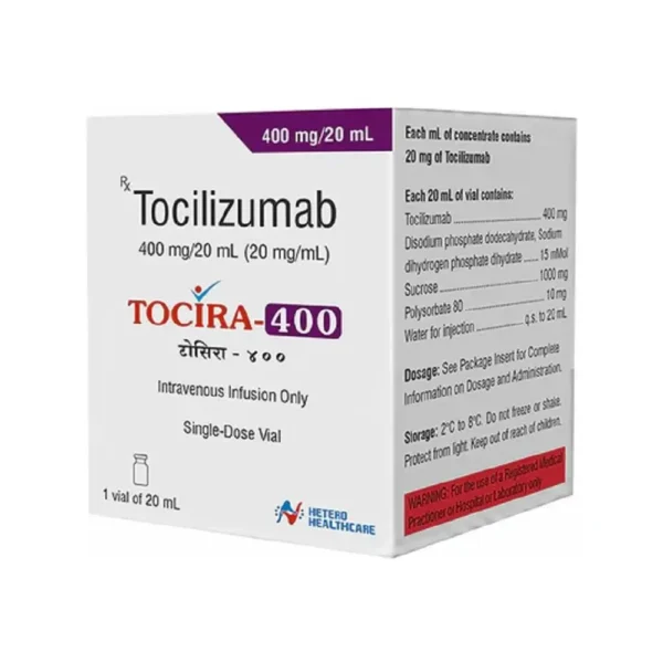 Tocira (Tocilizumab) Injection available Delhi, Mumbai, Madras, Hyderabad, Bangalore India