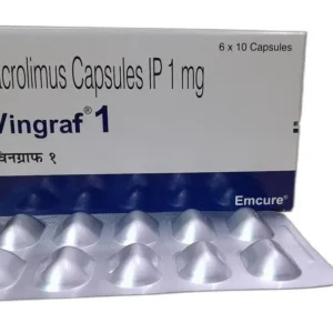 Vingraf (Tacrolimus) available Delhi, Mumbai, Madras, Hyderabad, Bangalore India