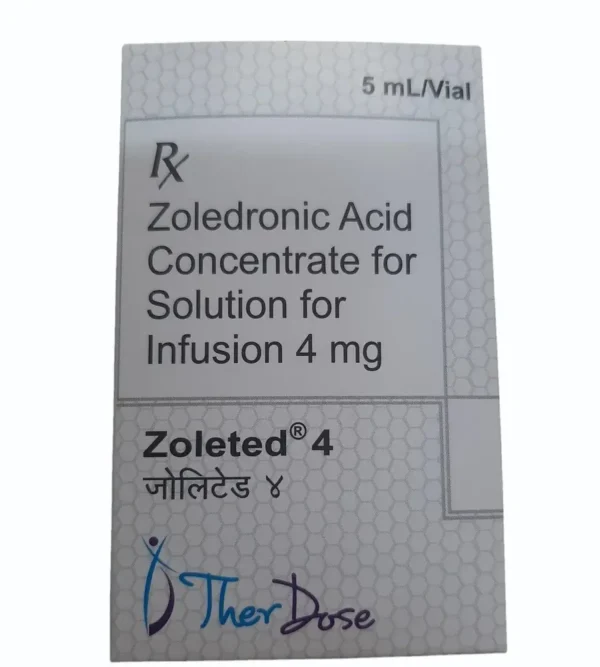 Zoleted (Zoledronic Acid) Injection available Delhi, Mumbai, Madras, Hyderabad, Bangalore India