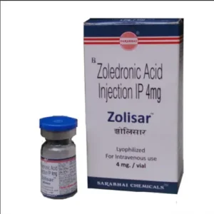 Zolisar (Zoledronic Acid) Injection available Delhi, Mumbai, Madras, Hyderabad, Bangalore India