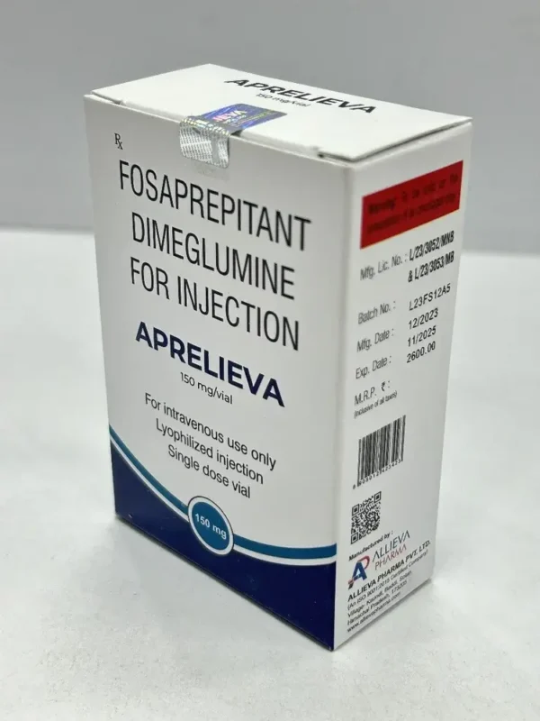 Aprelieva (Fosaprepitant Dimeglumine) Injection available Delhi, Mumbai, Madras, Hyderabad, Bangalore India