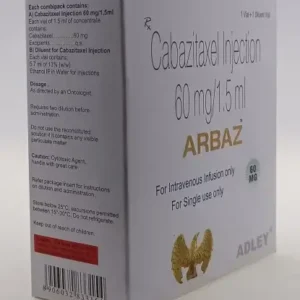 Arbaz (Cabazitaxel) available Delhi, Mumbai, Madras, Hyderabad, Bangalore India