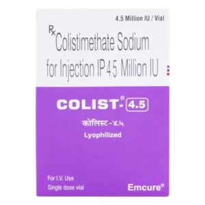 Colist (Colistimethate Sodium) Injection available Delhi, Mumbai, Madras, Hyderabad, Bangalore India