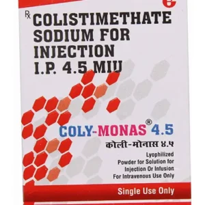 Coly-Monas (Colistimethate Sodium) Injection available Delhi, Mumbai, Madras, Hyderabad, Bangalore India