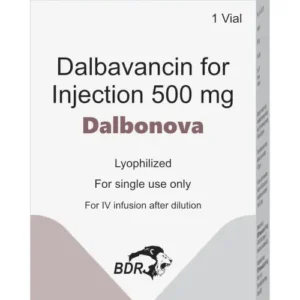 Dalbonova (Dalbavancin) Injection available Delhi, Mumbai, Madras, Hyderabad, Bangalore India