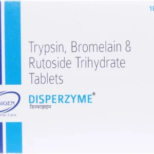 Diffuzyme (Trypsin + Bromelain + Rutoside Trihydrate) Tablet available Delhi, Mumbai, Madras, Hyderabad, Bangalore India