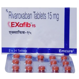 Exafib (Rivaroxaban) available Delhi, Mumbai, Madras, Hyderabad, Bangalore India