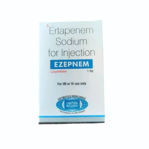 Ezepnem (Ertapenem) available Delhi, Mumbai, Madras, Hyderabad, Bangalore India