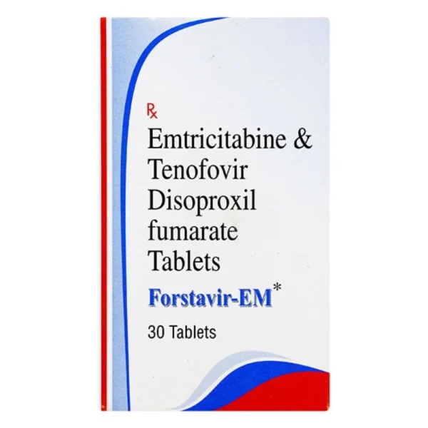 Forstavir EM (Emtricitabine+Tenofovir Disoproxil Fumarate) available Delhi, Mumbai, Madras, Hyderabad, Bangalore India