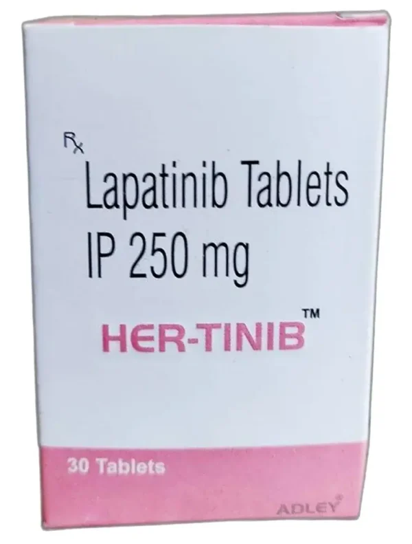 HER Tinib (Lapatinib) Tablet available Delhi, Mumbai, Madras, Hyderabad, Bangalore India