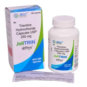 Jolltrin (Trientine Hydrochloride) Capsule available Delhi, Mumbai, Madras, Hyderabad, Bangalore India