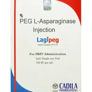 Lagipeg (Peg L-Asparaginase) Injection available Delhi, Mumbai, Madras, Hyderabad, Bangalore India