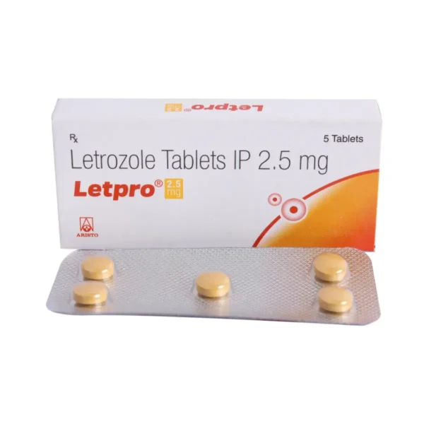 Letpro (Letrozole) Tablet available Delhi, Mumbai, Madras, Hyderabad, Bangalore India