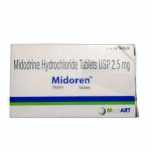 Midoren (Midodrine) available Delhi, Mumbai, Madras, Hyderabad, Bangalore India