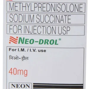 Neo-Drol (Methylprednisolone) Injection available Delhi, Mumbai, Madras, Hyderabad, Bangalore India