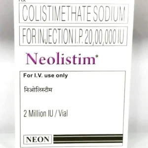 Neolistim (Colistimethate Sodium) Injection available Delhi, Mumbai, Madras, Hyderabad, Bangalore India