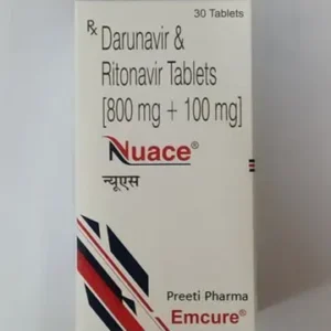 Nuace (Darunavir + Ritonavir) Tablet available Delhi, Mumbai, Madras, Hyderabad, Bangalore India