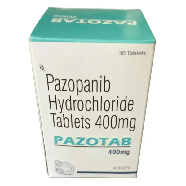 Pazotab (Pazopanib) Tablet available Delhi, Mumbai, Madras, Hyderabad, Bangalore India