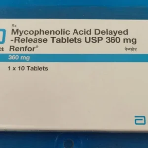 Renfor (Mycophenolate Sodium) available Delhi, Mumbai, Madras, Hyderabad, Bangalore India