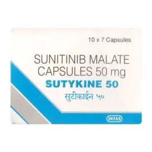 Sutykine (Sunitinib) available Delhi, Mumbai, Madras, Hyderabad, Bangalore India