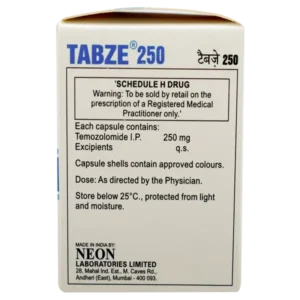 Tabze (Temozolomide) available Delhi, Mumbai, Madras, Hyderabad, Bangalore India