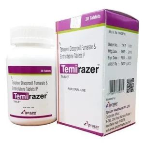 Temirazer (Emtricitabine+Tenofovir Disoproxil Fumarate) available Delhi, Mumbai, Madras, Hyderabad, Bangalore India