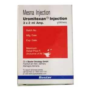 Uromitexan (Mesna) available Delhi, Mumbai, Madras, Hyderabad, Bangalore India