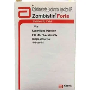 Zombistin (Colistimethate Sodium) Injection available Delhi, Mumbai, Madras, Hyderabad, Bangalore India